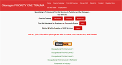 Desktop Screenshot of priorityonetrauma.com